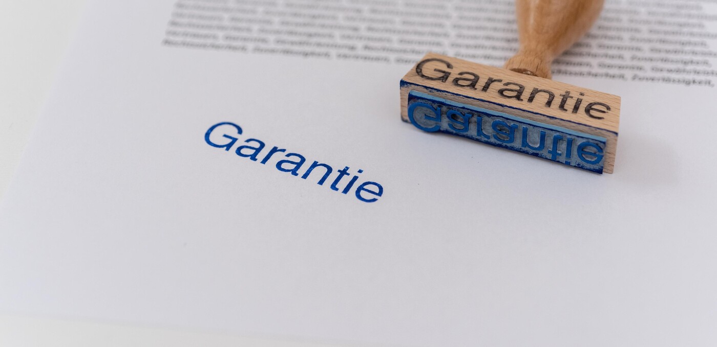 Wir stehen zu unserem Wort - garantiert. Wir stehen zu unserem Wort - garantiert.